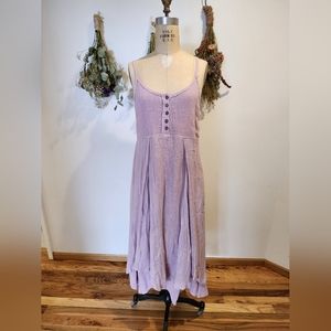 Free People Simple Beauty Dress in Lavender Dust